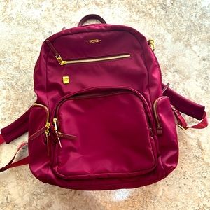 Tumi Voyager Carson backpack in maroon